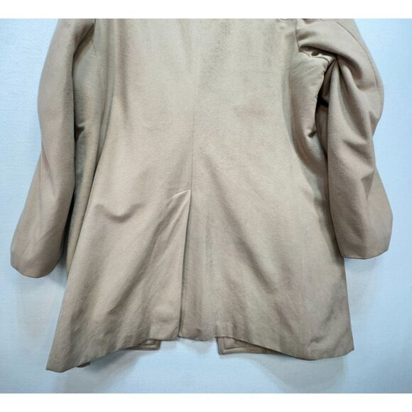 Vintage Stratojac Strato-Suede Mens Flannel Trench Coat Size 46 Beige Pockets - Picture 12 of 15